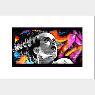 Bride of Frankenstein - Graffiti Style Posters and Art